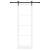 Ușă glisantă  cu set de accesorii "ORKDAL" Alb 78x232 cm, Ușă interioară  cu geam "ORKDAL" Alb 78x232x4 cm GartenMobel Dekor