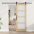 Ușa Glisantă  cu Set de Accesorii 'ORKDAL'73.5x198.5 cm, Ușa Interioară  cu Sticlă 'ORKDAL'73.5x198.5x4 cm Lemn Masiv de Pin GartenMobel Dekor
