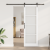 Ușă glisantă  cu set de accesorii 'ORKDAL'Alb 78x232 cm, Ușă interioară  cu sticlă 'ORKDAL'Alb 78x232x4 cm GartenMobel Dekor