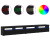 Set cabinet TV  de 3 piese cu lumini LED stejar negru lemn prelucrat, Cabinete TV  cu lumini LED 2 pcs stejar negru 75x35x40 cm lemn prelucrat GartenMobel Dekor