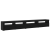 Set cabinet TV  de 3 piese cu lumini LED stejar negru lemn prelucrat, Cabinete TV  cu lumini LED 2 pcs stejar negru 75x35x40 cm lemn prelucrat GartenMobel Dekor