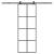 Ușă glisantă cu set feronerie, 76x205 cm, sticlă ESG/aluminiu GartenMobel Dekor