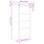 Ușă Glisantă cu Set Accesorii Alb 83x202 cm Lemn Solid de Pin GartenMobel Dekor