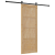 Ușă glisantă  cu set de accesorii 78x202 cm Lemn masiv de pin, Ușă interioară  'ORKDAL'78x202x4 cm Lemn masiv de pin GartenMobel Dekor
