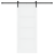 Ușă Glisantă  cu Set de Accesorii Alb 83x202 cm Lemn Masiv Pin, Ușă Interioară  'ORKDAL'Alb 83x202x4 cm Lemn Masiv Pin GartenMobel Dekor