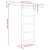 Ușă Glisantă  cu Set de Accesorii Alb 83x202 cm Lemn Masiv Pin, Ușă Interioară  'ORKDAL'Alb 83x202x4 cm Lemn Masiv Pin GartenMobel Dekor