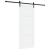Ușă Glisantă  cu Set de Accesorii Alb 83x202 cm Lemn Masiv Pin, Ușă Interioară  'ORKDAL'Alb 83x202x4 cm Lemn Masiv Pin GartenMobel Dekor