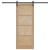 Ușa Glisantă  cu Set de Montaj 83x211 cm Lemn Solid de Pin, Ușa Interioară  'ORKDAL'83x211x4 cm Lemn Solid de Pin GartenMobel Dekor