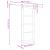 Ușă glisantă  cu accesorii 83x232 cm din lemn de pin, Ușă interioară  "ORKDAL" 83x232x4 cm din lemn de pin GartenMobel Dekor
