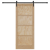 Ușă Glisantă  cu Set Hardware 86x211 cm Lemn Solid de Pin, Ușă Interioară  'ORKDAL'86x211x4 cm Lemn Solid de Pin GartenMobel Dekor