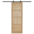 Ușă glisantă  cu set hardware 'ORKDAL'din lemn masiv de pin, Ușă interioară  'ORKDAL'83x232x4 cm din lemn masiv de pin GartenMobel Dekor