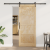 Ușă glisantă cu set hardware 'ORKDAL'din lemn masiv pine GartenMobel Dekor