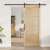 Ușă glisantă cu set hardware 'ORKDAL'din lemn masiv pine GartenMobel Dekor