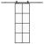 Ușă glisantă cu set de feronerie neagră 76x205 cm Sticlă ESG GartenMobel Dekor
