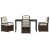 Set de Dining pentru Grădină de 5 Piese Maro Rattan Polimeric GartenMobel Dekor