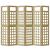 Ecran de Privacy  6 Panouri Lemn Impregnat Pin, Ecran Exterior  120x180 cm Lemn Impregnat Pin GartenMobel Dekor