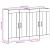 Cabinete Montate pe Perete 2 pcs Stejar Artizanal 69.5x34x90 cm Lemn Prelucrat GartenMobel Dekor