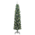 Brad de Crăciun subțire 300 LED-uri & Set de Bile Verde 210 cm GartenMobel Dekor