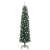 Brad de Crăciun subțire 300 LED-uri & Set de Bile Verde 210 cm GartenMobel Dekor