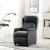 Scaun recliner gri închis din material textil GartenMobel Dekor