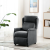 Scaun recliner gri închis din material textil GartenMobel Dekor