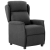 Scaun recliner gri închis din material textil GartenMobel Dekor