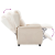 Scaun relaxant din material crem GartenMobel Dekor