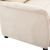 Scaun relaxant din material crem GartenMobel Dekor