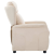 Scaun relaxant din material crem GartenMobel Dekor