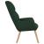Scaun de relaxare, verde închis, material textil GartenMobel Dekor