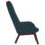 Scaun de relaxare, albastru, catifea GartenMobel Dekor