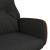 Scaun de relaxare, negru, textil și PVC GartenMobel Dekor