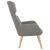 Scaun de relaxare, gri deschis, catifea GartenMobel Dekor