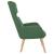 Scaun de relaxare, verde deschis, catifea GartenMobel Dekor