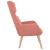 Scaun de relaxare, roz, catifea GartenMobel Dekor