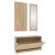 Set pantofar 3 în 1, stejar sonoma, lemn prelucrat GartenMobel Dekor