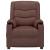 Fotoliu rabatabil, maro, piele ecologică GartenMobel Dekor