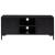 Comodă TV, negru, 110x35x48 cm, lemn de pin masiv reciclat GartenMobel Dekor