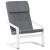 Scaun de relaxare, gri închis, material textil GartenMobel Dekor