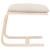 Taburet, crem, 60x60x39 cm, material textil GartenMobel Dekor