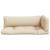 Perne de paleți, 3 buc., bej, material textil GartenMobel Dekor