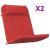 Perne pentru scaun Adirondack, 2 buc, roșu, textil oxford GartenMobel Dekor