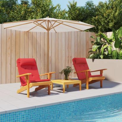 Perne pentru scaun Adirondack, 2 buc, roșu, textil oxford GartenMobel Dekor