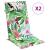 Perne de scaun spătar înalt, 2 buc., multicolor, textil oxford GartenMobel Dekor
