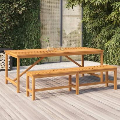 Bancă de grădină, 180 cm, lemn masiv de acacia GartenMobel Dekor