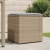 Cutie de depozitare pentru exterior Bej Rattan sintetic Medie GartenMobel Dekor