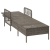 Șezlong Gri Ratan PE 157 x 55 x 92 cm Pliabil Șezlong GartenMobel Dekor