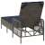 Șezlong Gri Ratan PE 157 x 55 x 92 cm Pliabil Șezlong GartenMobel Dekor