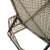 Șezlong Set de 3 Gri deschis și gri închis Rattan PE, metal GartenMobel Dekor