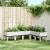 Jardinieră de grădină cu picioare, alb, 160x120x42 cm, PP GartenMobel Dekor